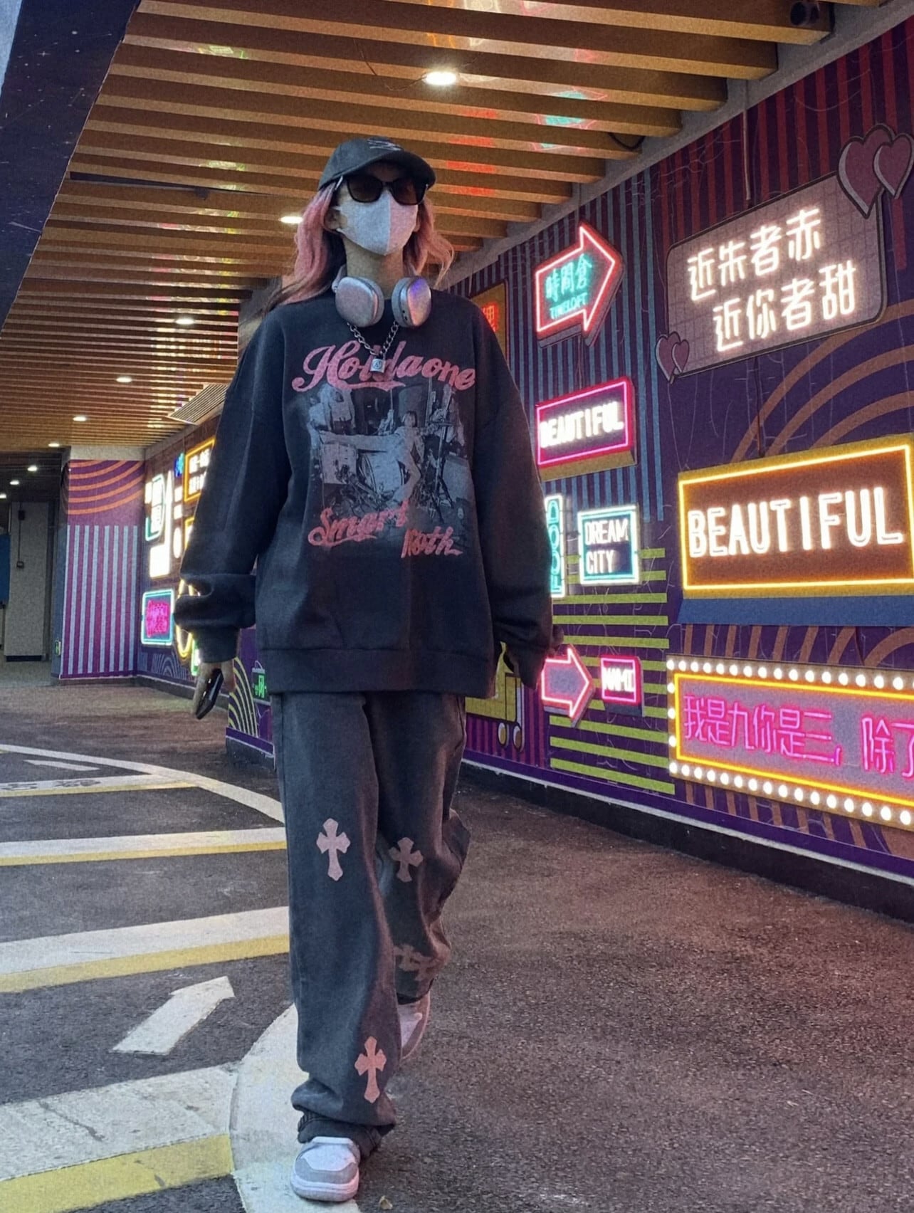88%OFF!】 韓国 カジュアル ストリート ファッション ヒップホップ オーバーサイズ ２XL 