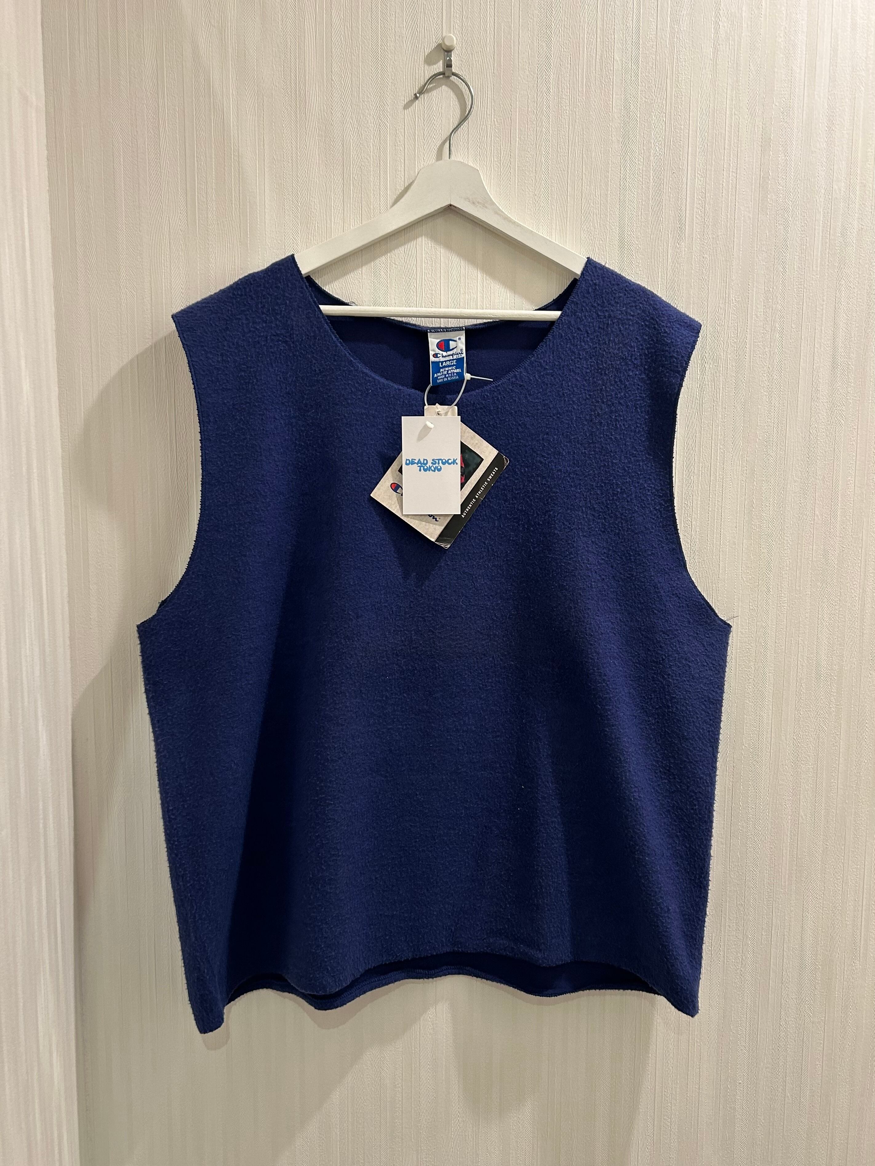 Dead Stock!! 90s Champion " Inside Out " sweat vest