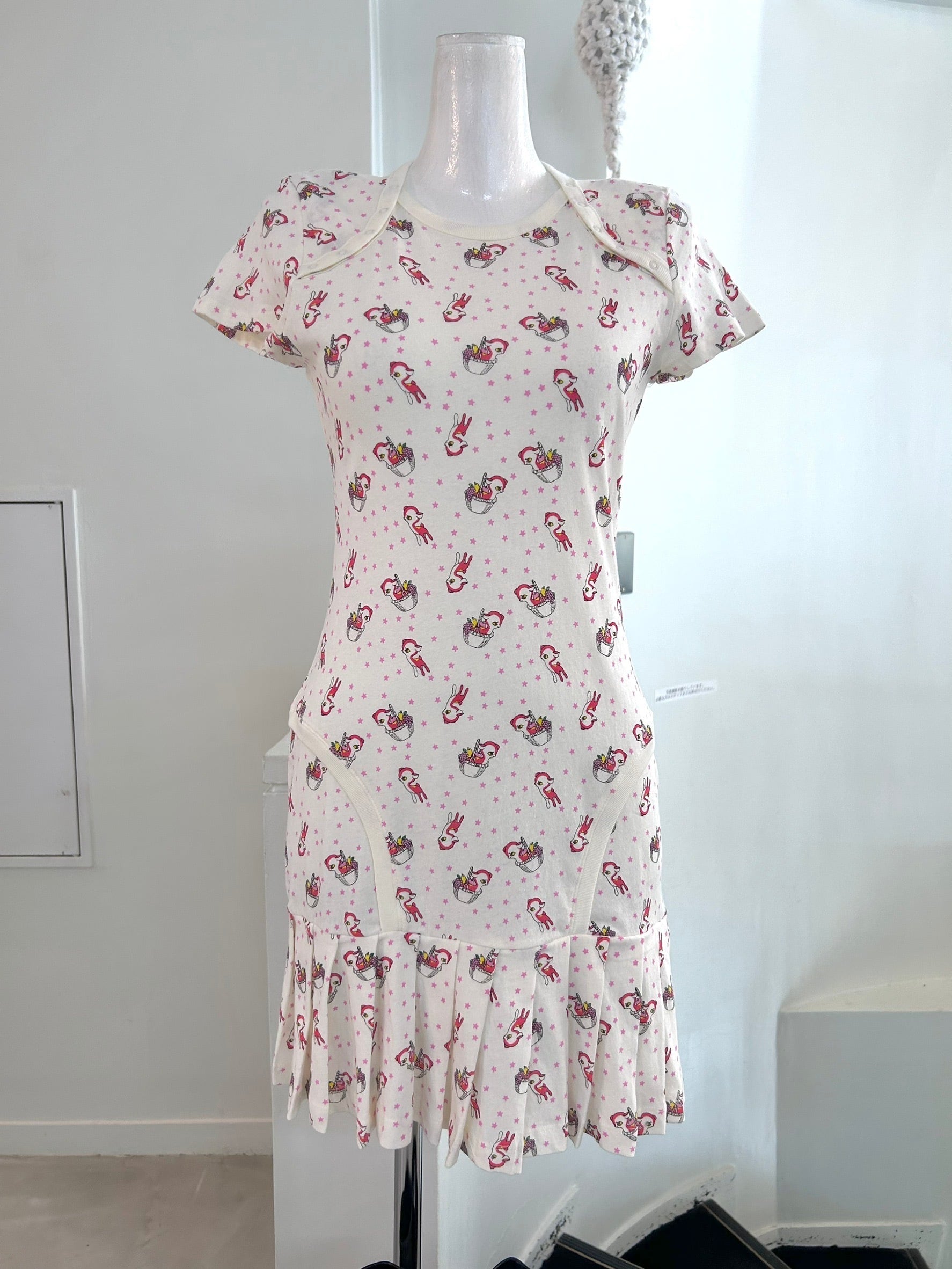 Ashley WILLIAMS BABYGROW DRESS / PEACH DEER