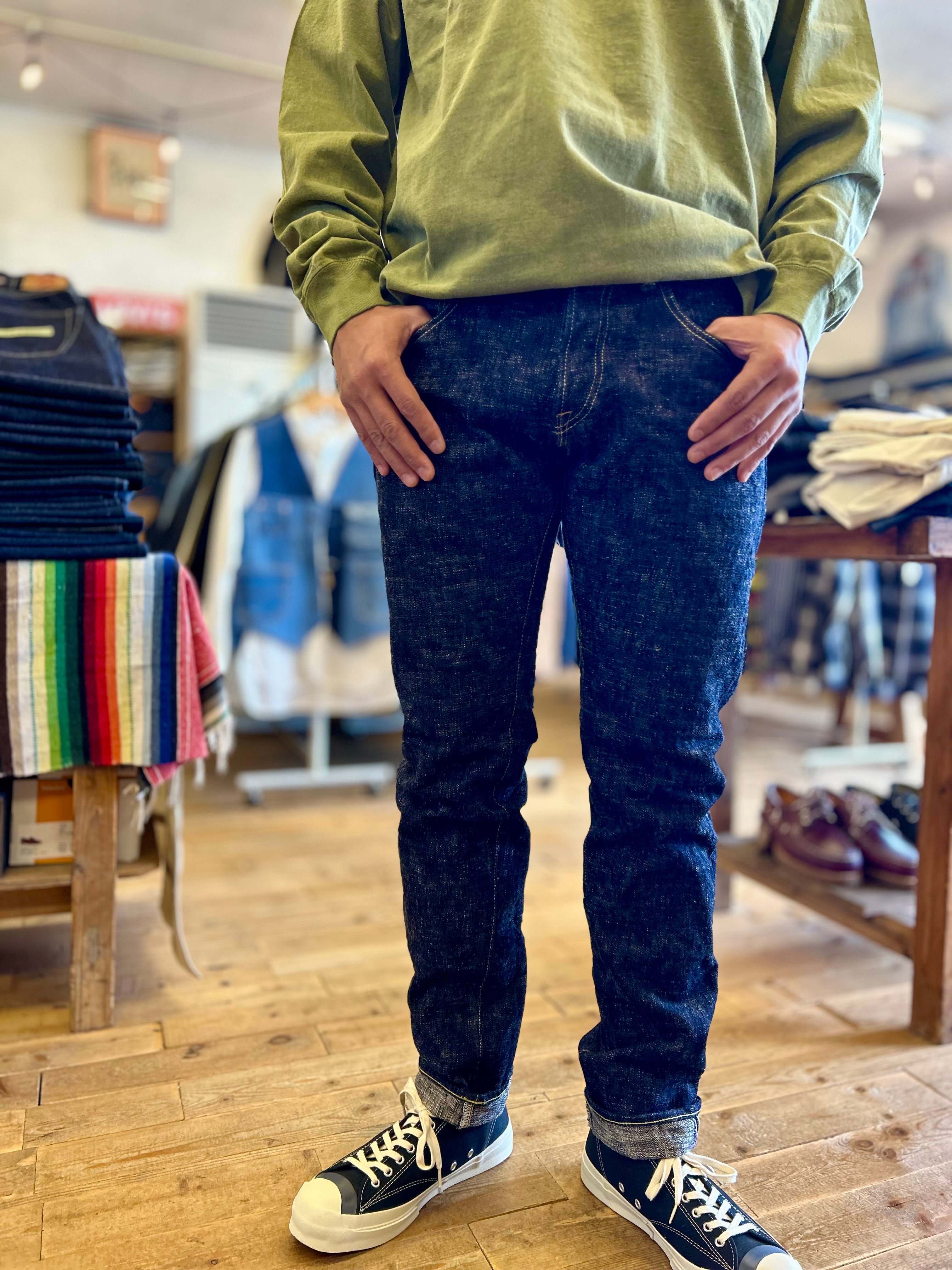 ONI DENIM(鬼デニム)17oz Kasuri Denim-レギュラーストレート- ONI