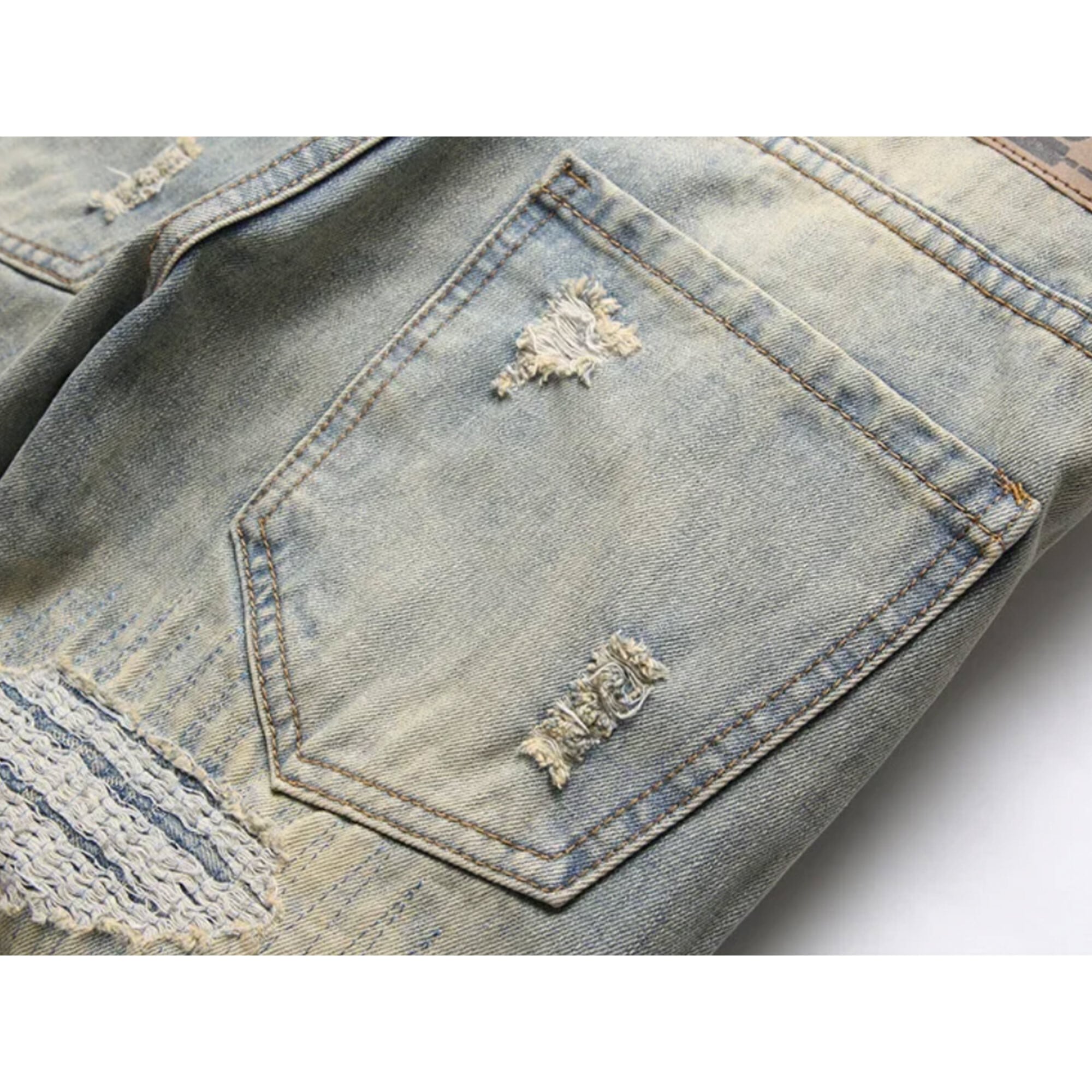 JUMPIN' JET FLASH パッチワークデニム フラワーパッチワークデニム | SHAMDA