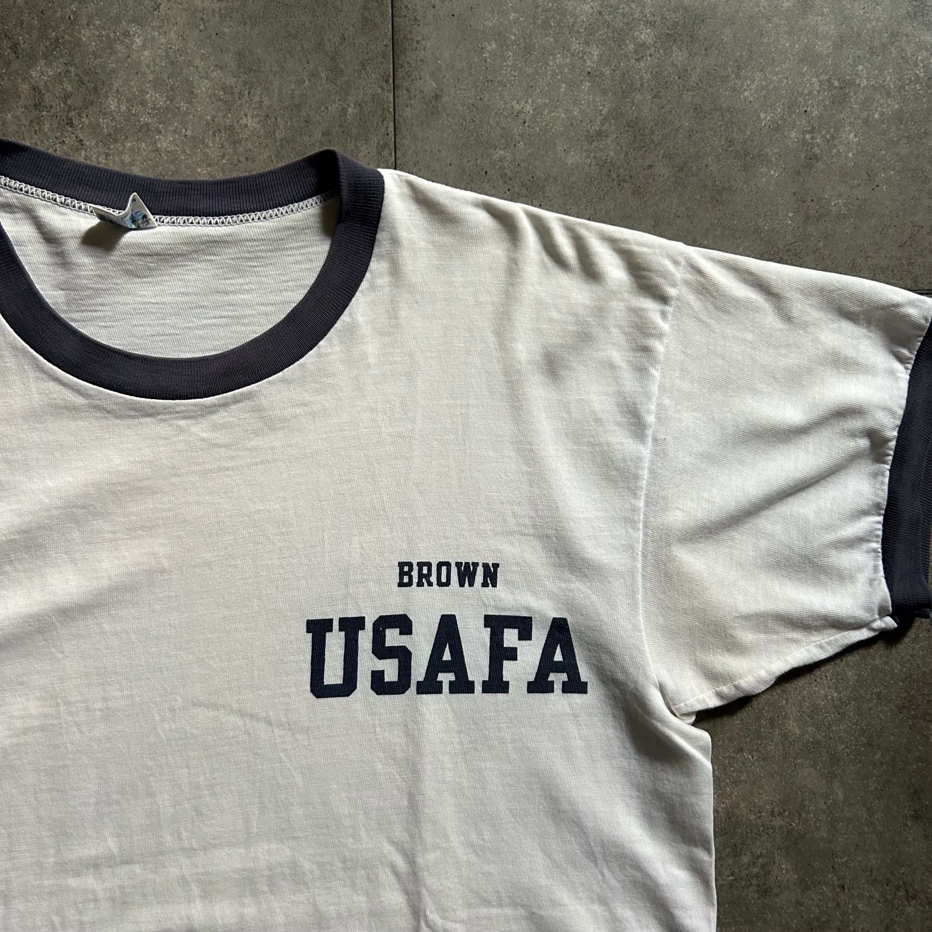 70s チャンピオン リンガーtシャツ USA製 M USAFA ネイビー | 東京準備室 