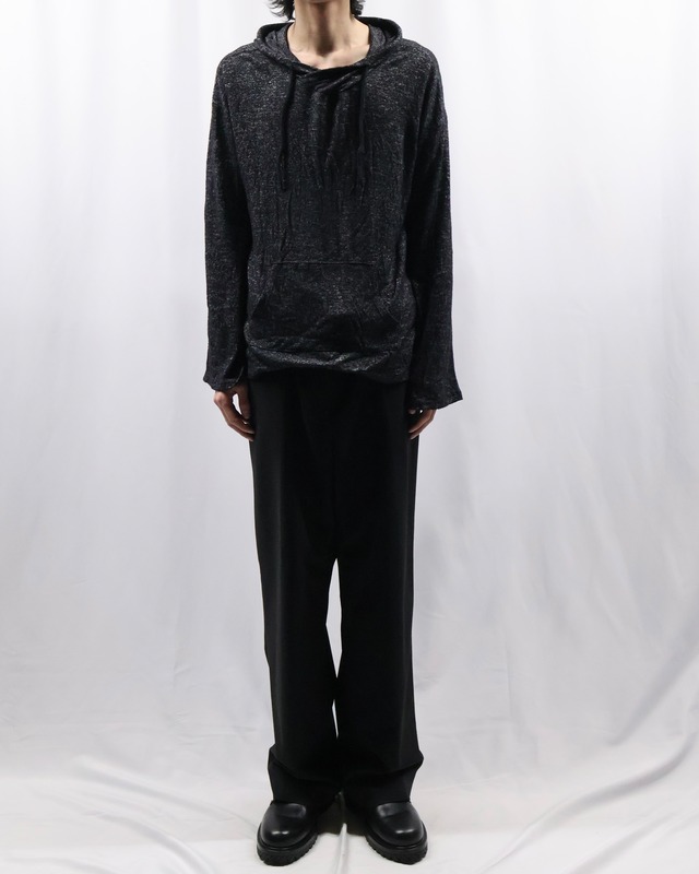flare sleeve inner hoodie