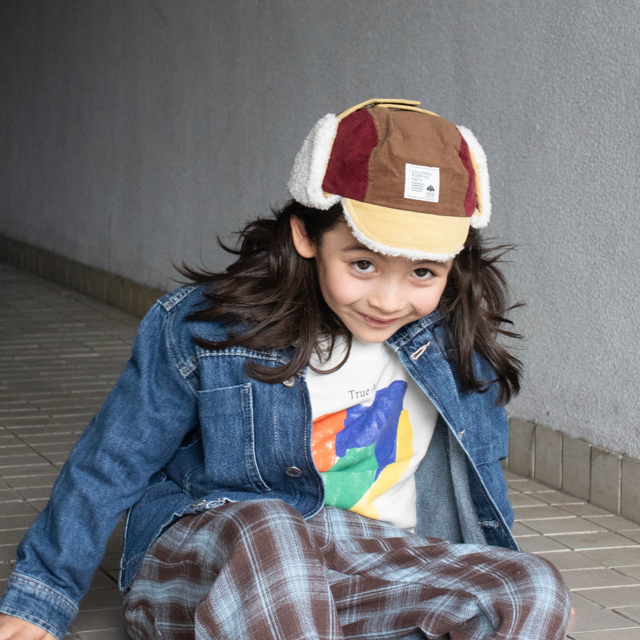 パイロットキャップ【マルチレモンイエロー】ブランド 子供 帽子 男の子 女の子 日本製 冬 キッズ ギフト 贈り物