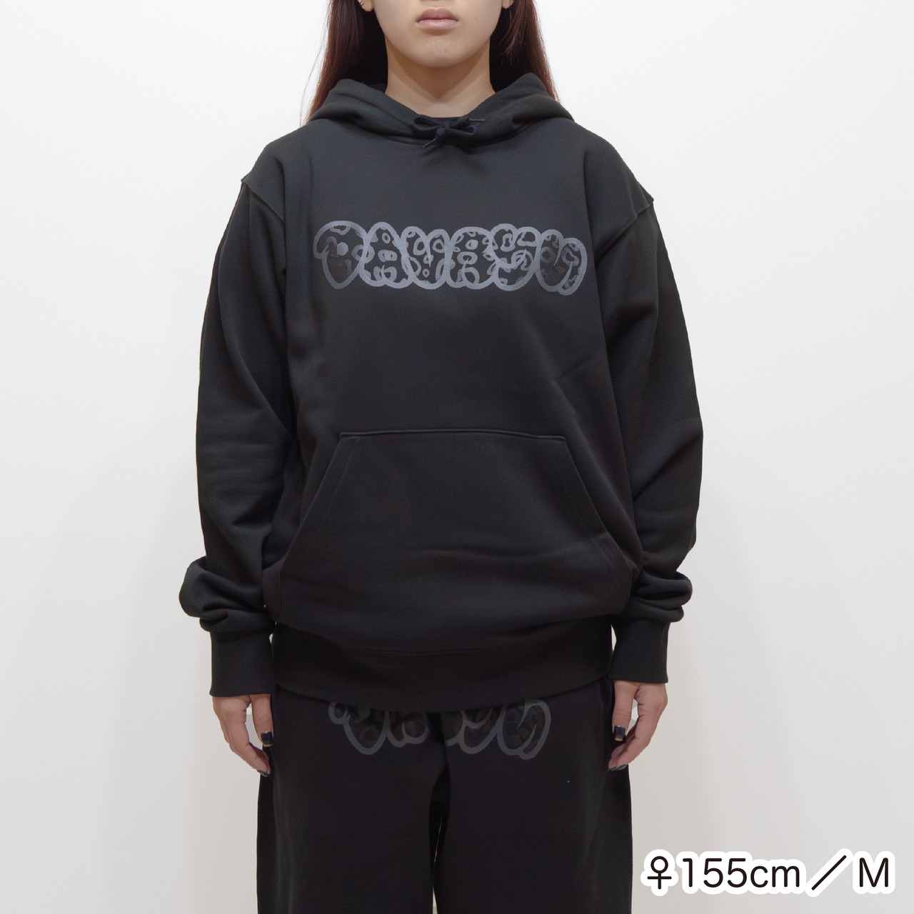 davryu leopard BBB HOODIE [ブラック]