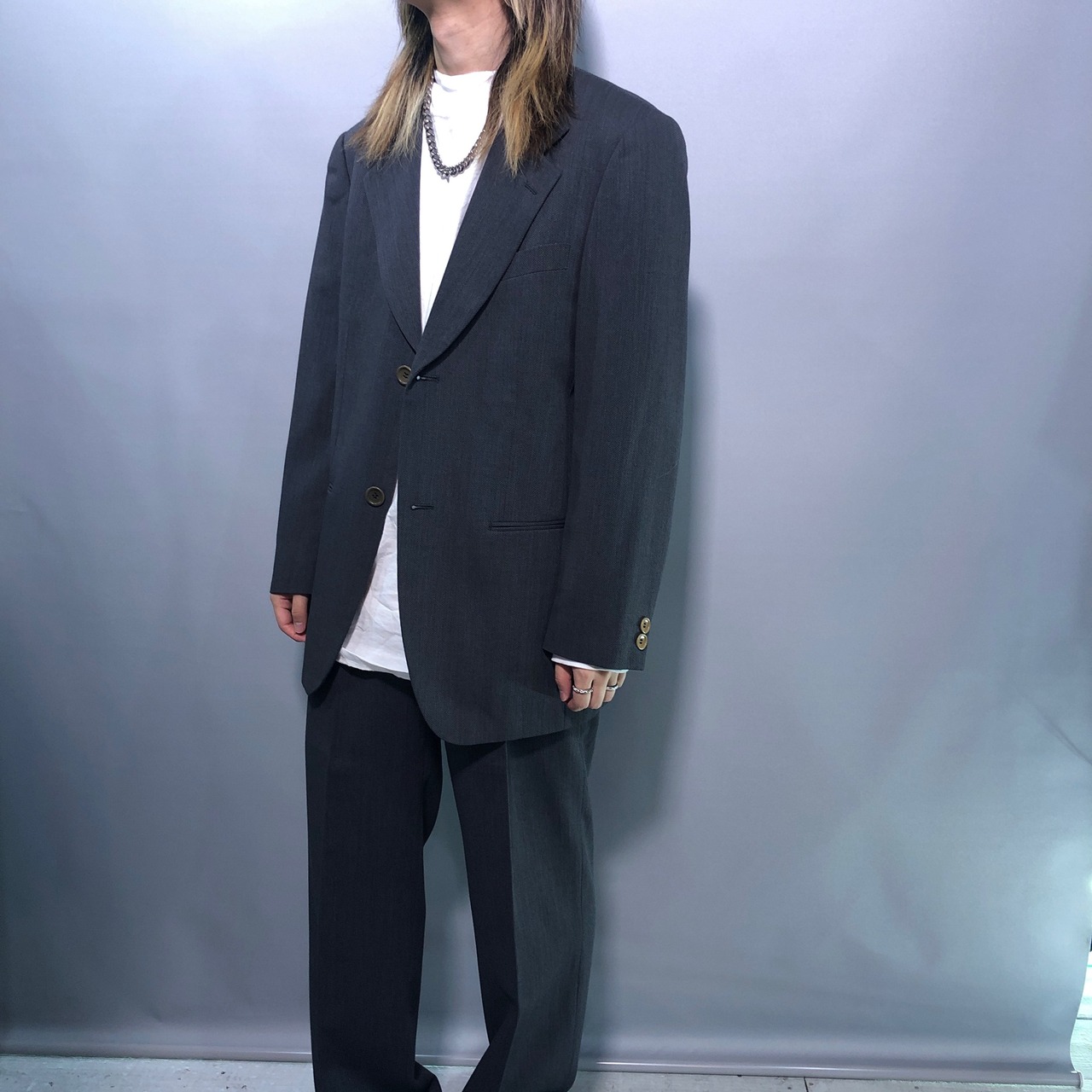 KENZO ケンゾー 3B 打ち出さ セットアップ スーツ 千鳥柄