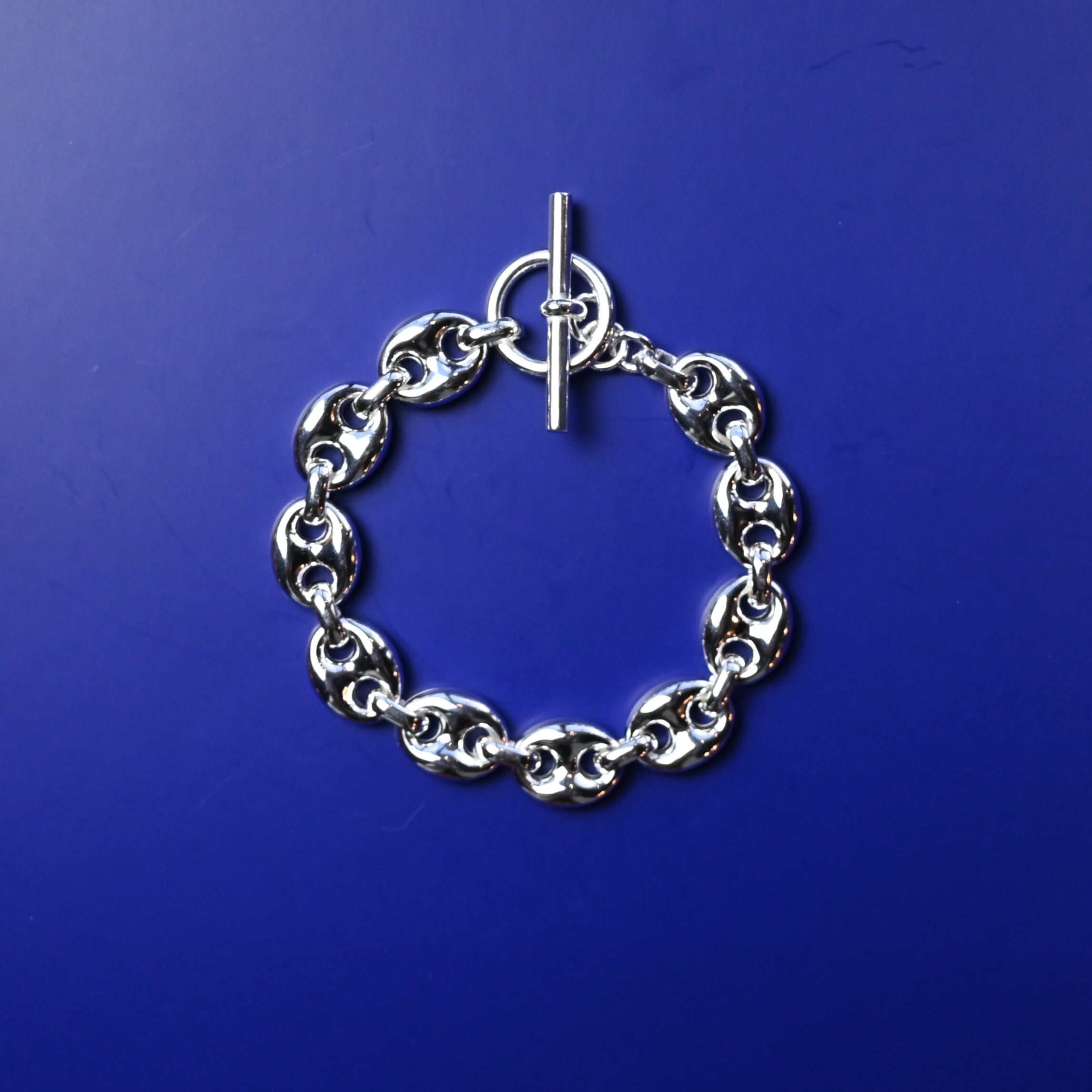 T*様 MADE IN ITALY シルバー925 ブレスレット INTERIM / MARINA CHAIN T-BAR BRACELET ITALIAN SILVER 925 GRAND | GANKO