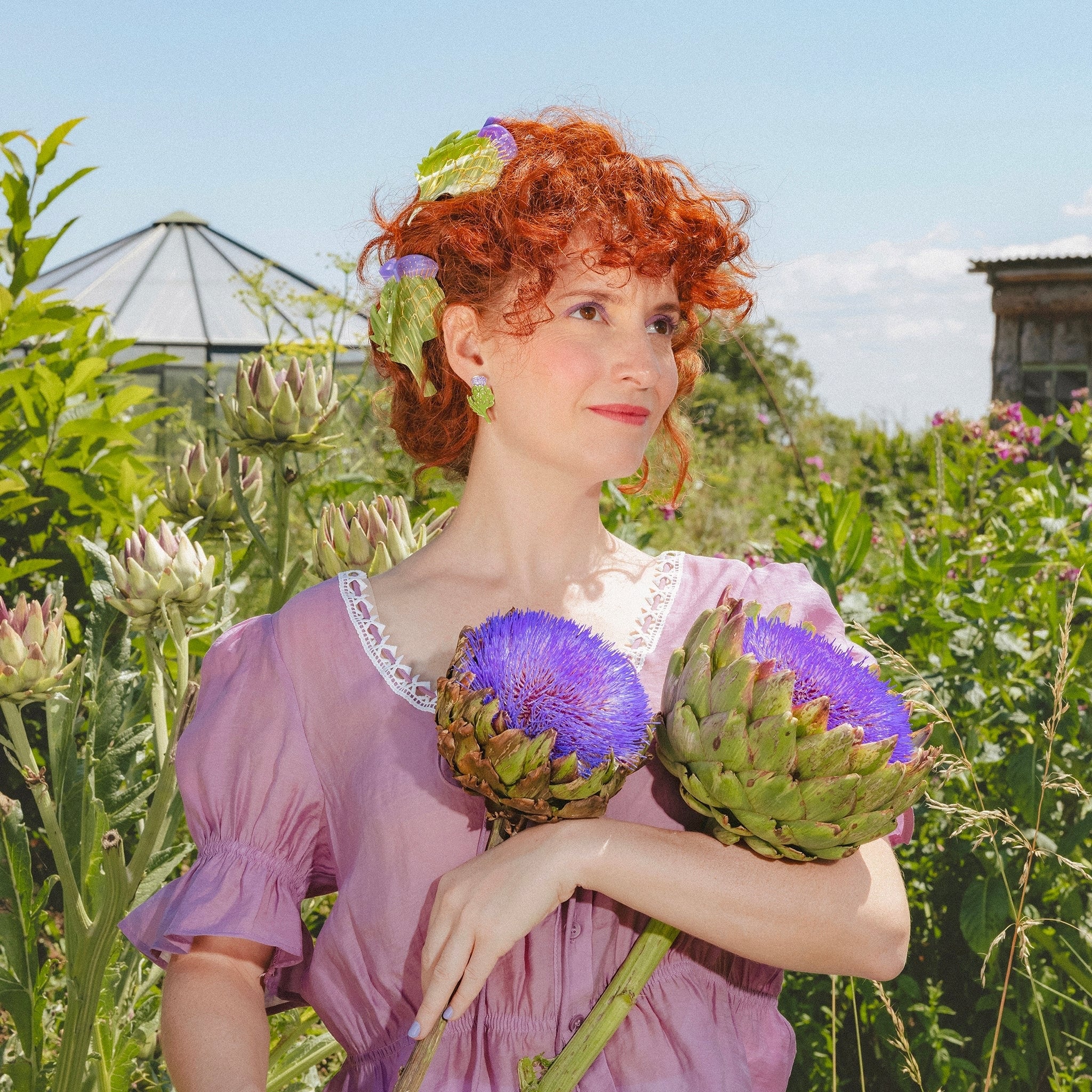 即納» Coucou Suzette Artichoke Hair Claw ククシュゼット ヘア