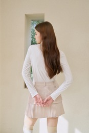 GOXO ゴーエックスオー スマイルハートベーシックPK Tシャツ ホワイト