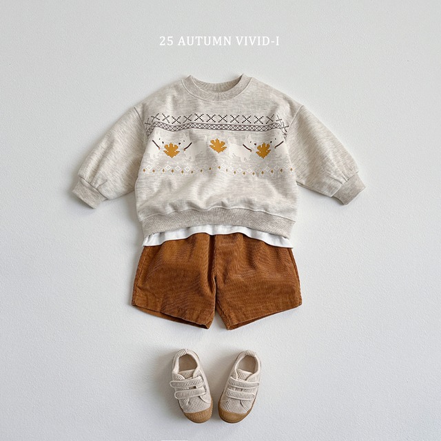[即納S/M]≪VIVID-I≫nordic swearshirt  oatmeal 70