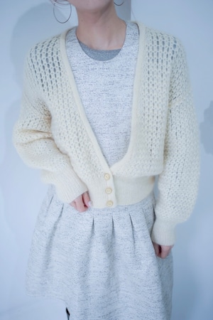 mohair knit cardigan