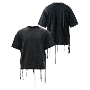 T.C.R DARK HAZE TEE - BLACK