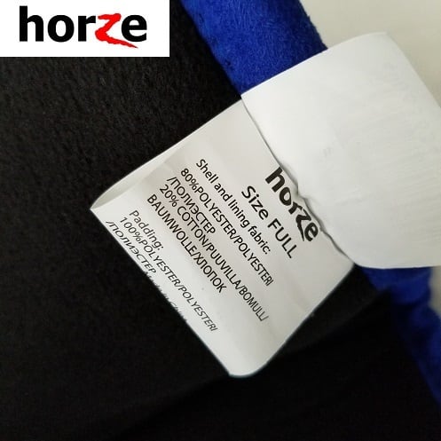 horze メモリーフォームハーフパッド 低反発 サドルクッション 乗馬