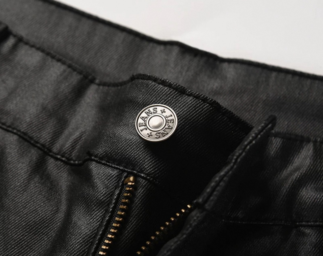 coating black flare denim - 13