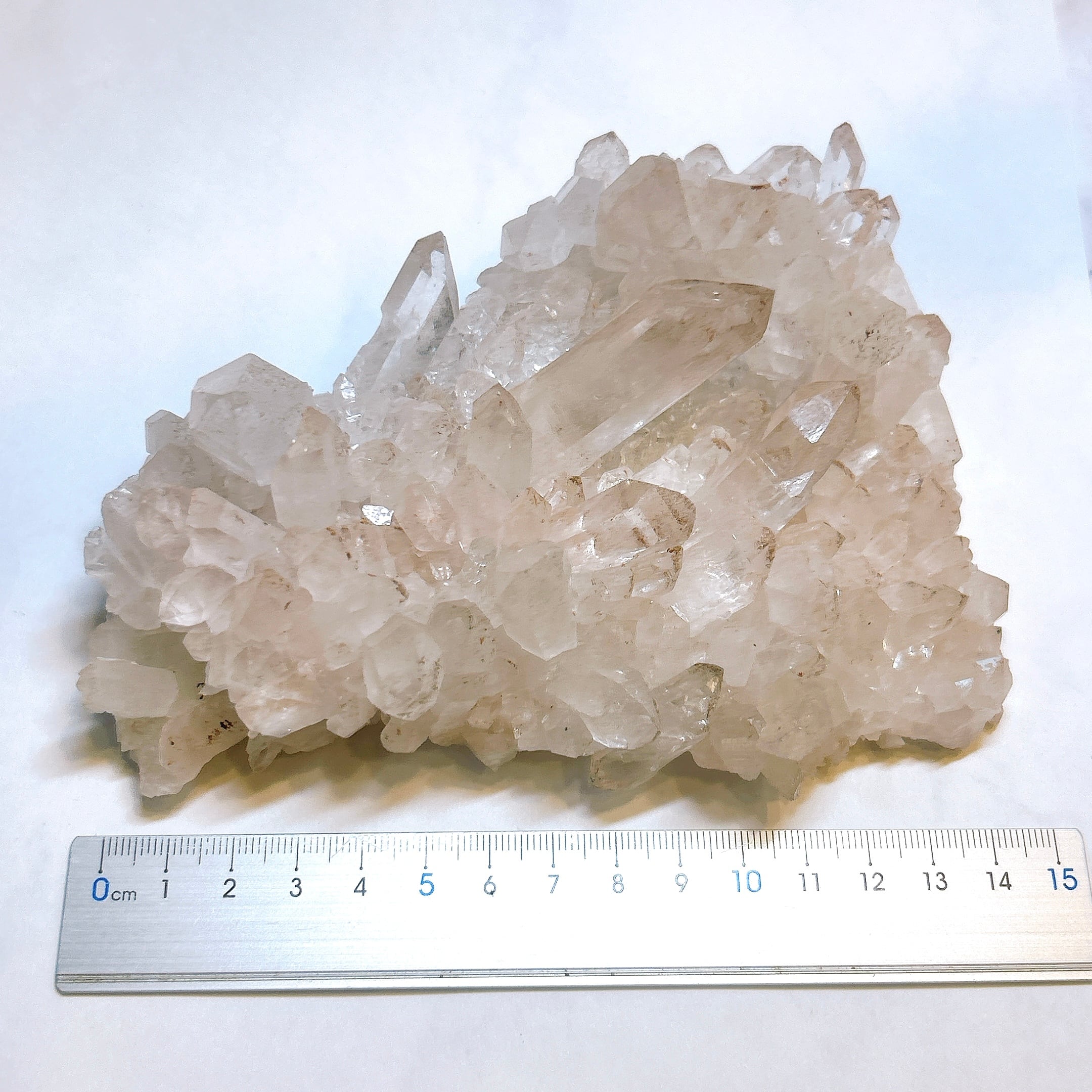 E18073】ヒマラヤ水晶 ヒマラヤ産 マニカラン産 水晶クラスター