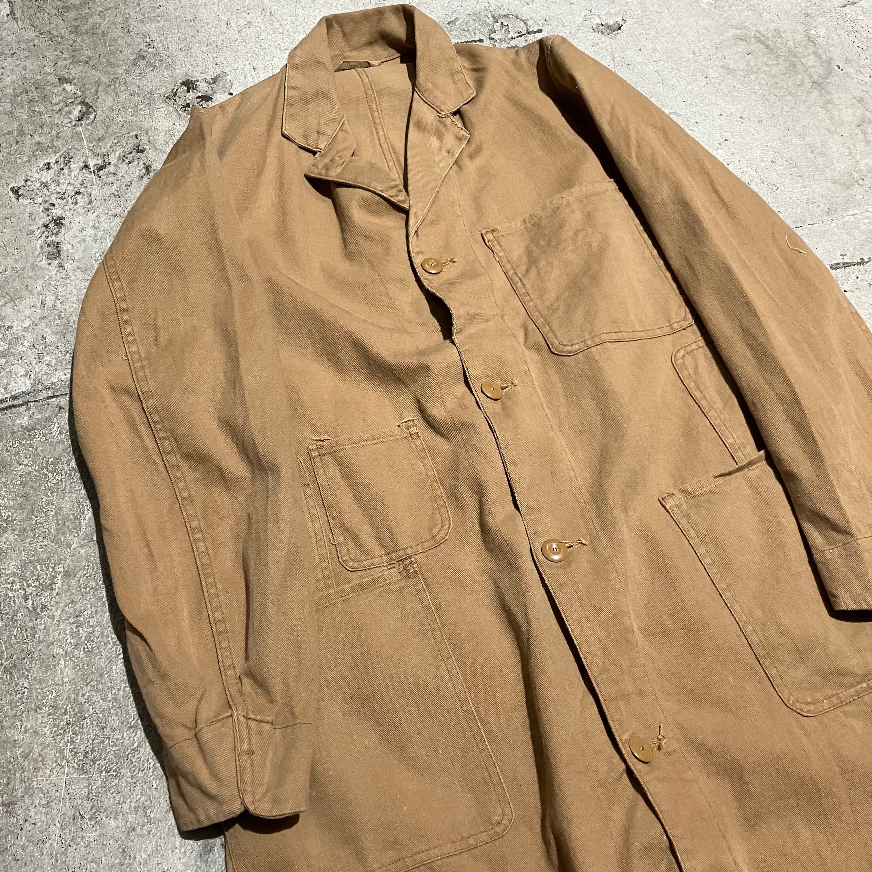 60s~ BRITISH WORK / PEXWEAR コットンドリル ダスターコート 60s~ BRITISH WORK / PEXWEAR コットンドリル ダスターコート