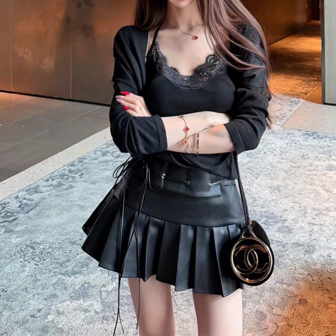 Pleated mini skirt 2610172