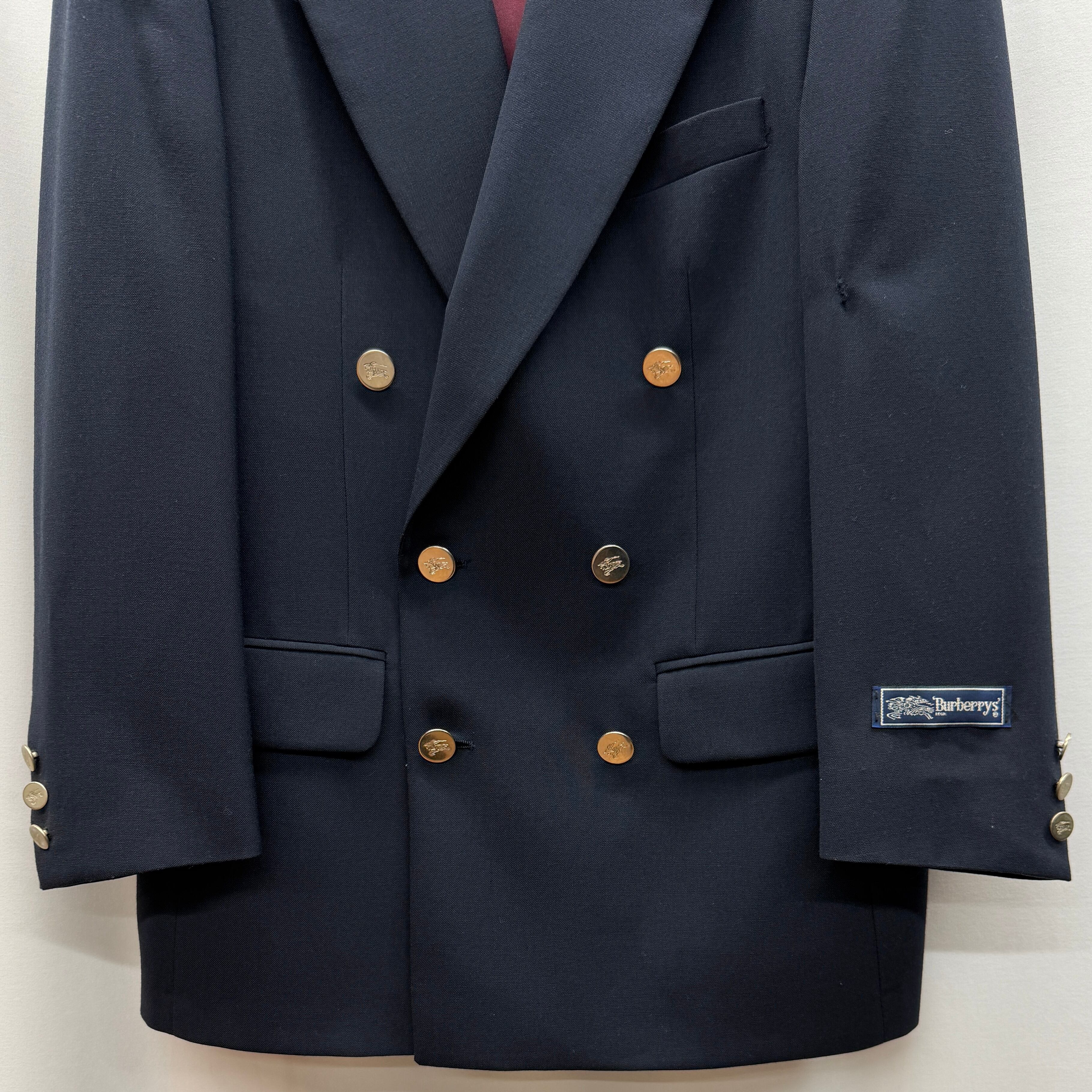 Burberrys】90s burberrys jacket バーバリー ブレザー ダブルブレスト