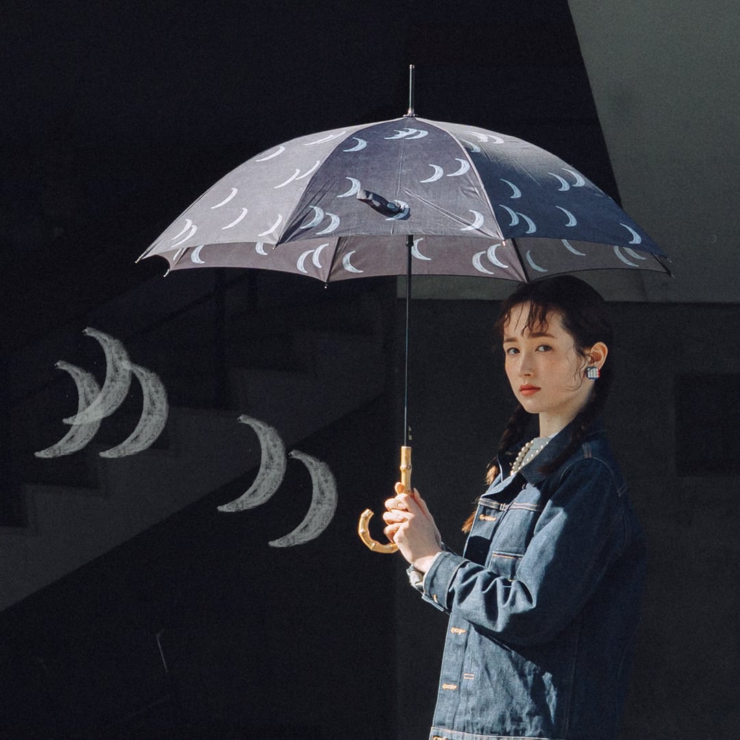 竹の傘 moon 晴雨兼用 長傘 ALCEDO | alcedojapan