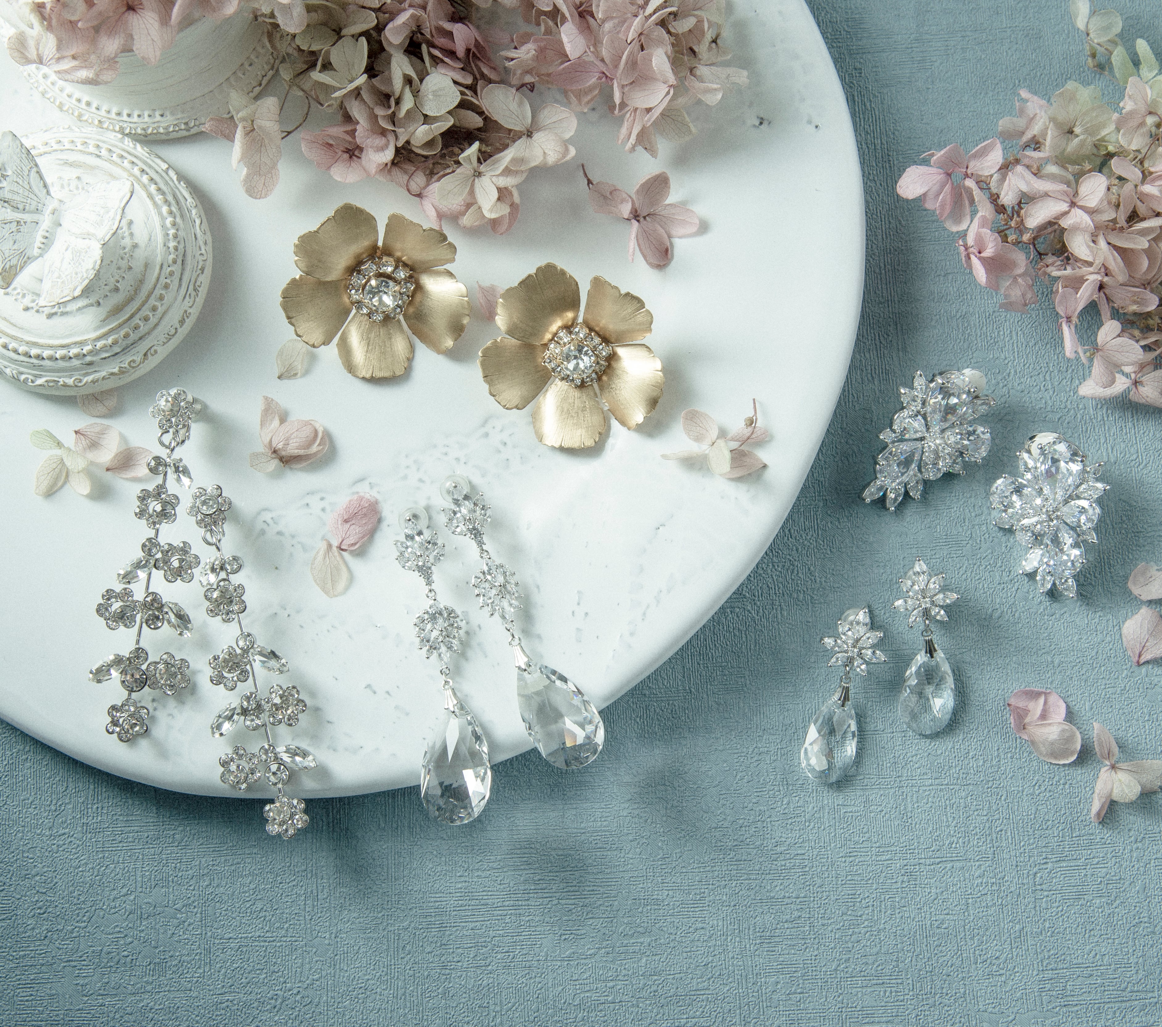 E-78 LittleRomance_キュービックジルコニア ピアス/イヤリング