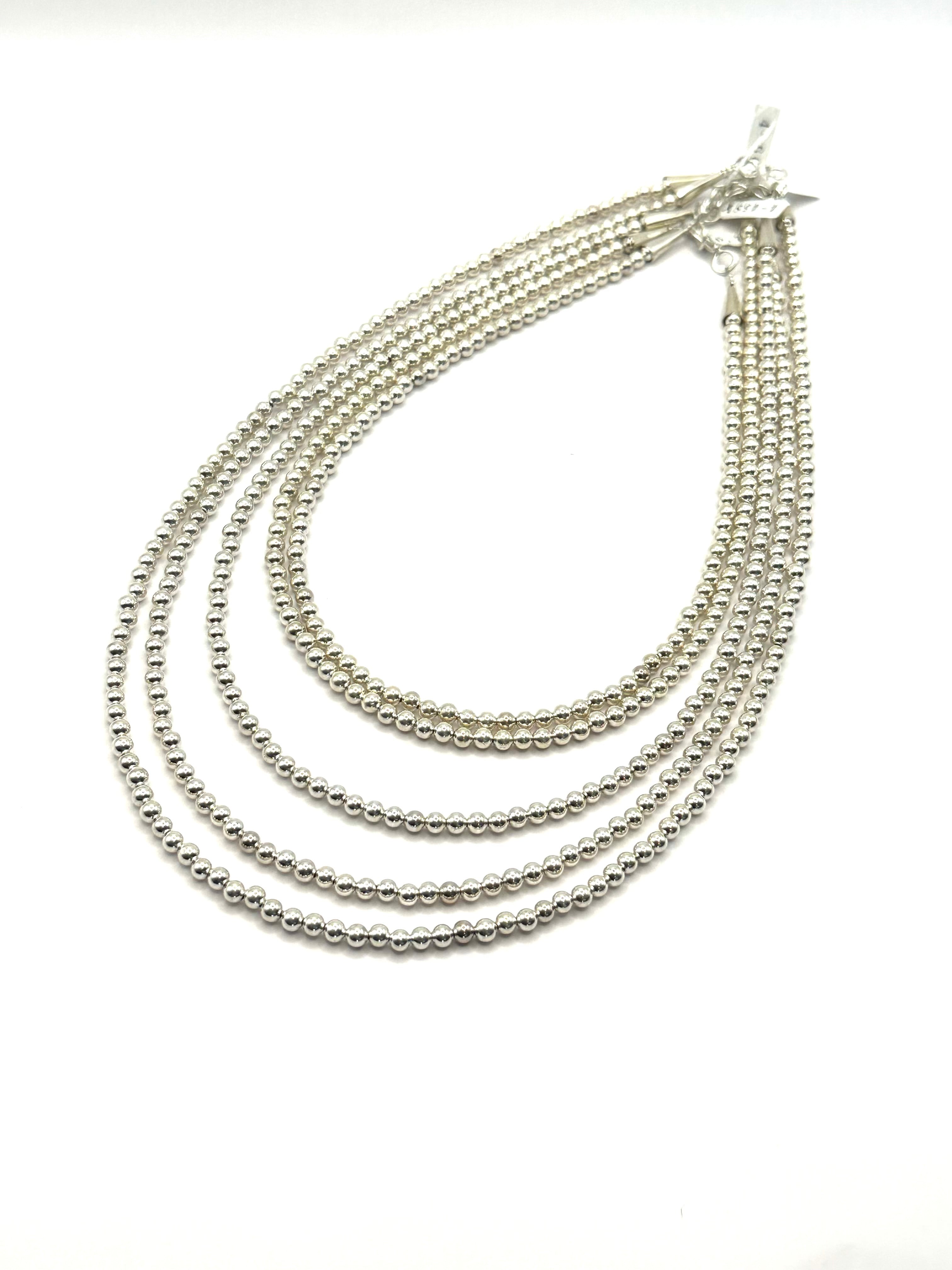 Ericka Nicolas Begay Navajo Pearl Shiney 4mm / 40cm | OLD HANNNA