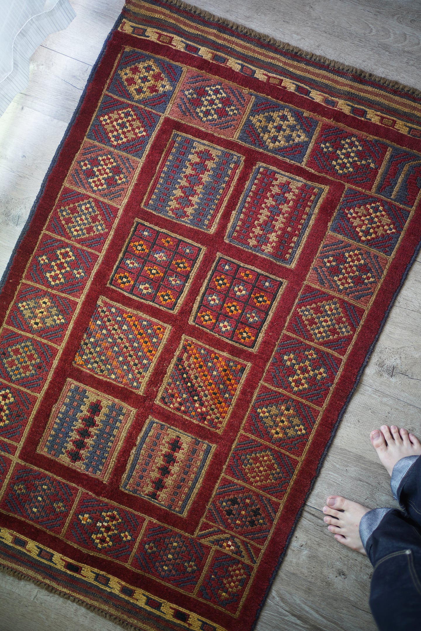 vintage Afghan【アフガンラグ】barjasta マルチカラー vintage Afghan【アフガンラグ】barjasta マルチカラー