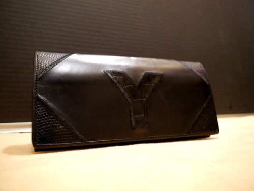 ◆YvesSaintLaurentサンローラン メンズレザー 長財布◆