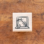 【ico】スタンプ「窓猫」