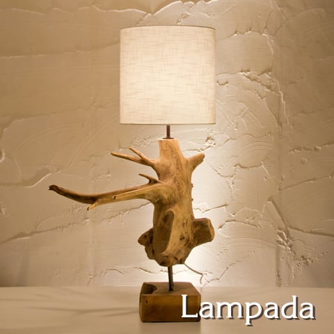 新洋電気〕 IDS681C インドネシア・流木スタンドライト | Lampada