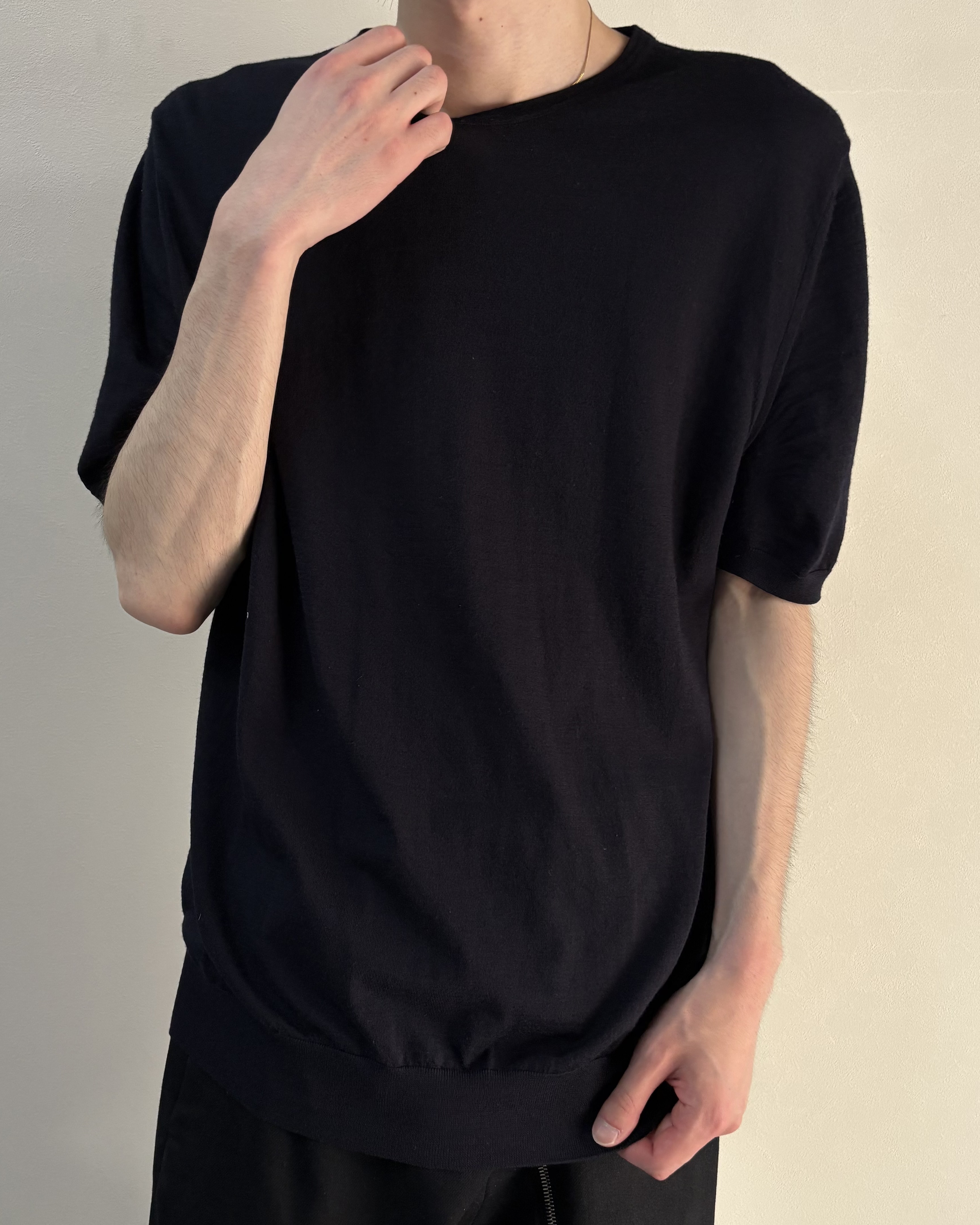 【2021/AW PRADA】basic navy T-shirt