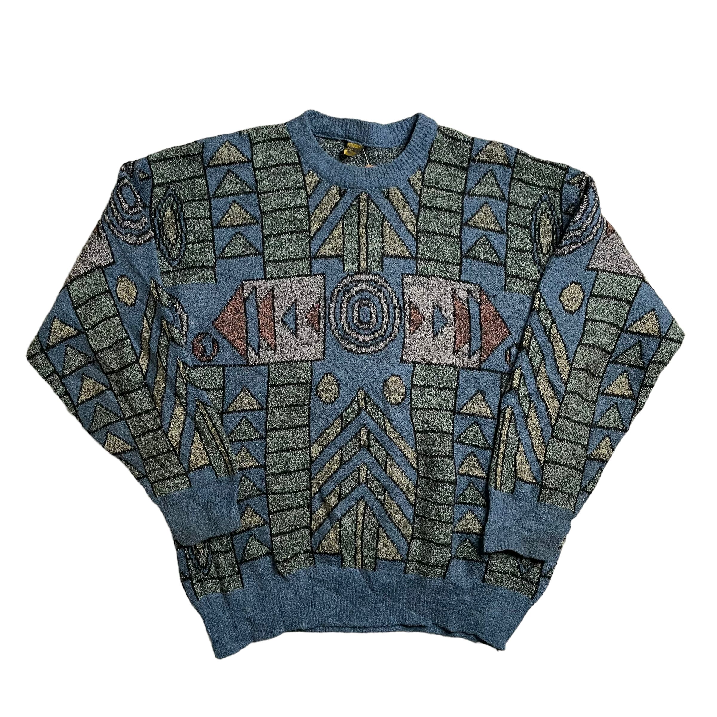 爆買い新作 2.1 コットントレーターズ ストライプニット カラフル