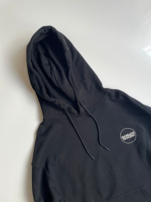 ボイラールーム Boiler Room オーガニックコットン リフレクター ロゴ プルオーバー パーカー ブラック｜メンズM｜古着 ポルトガル製