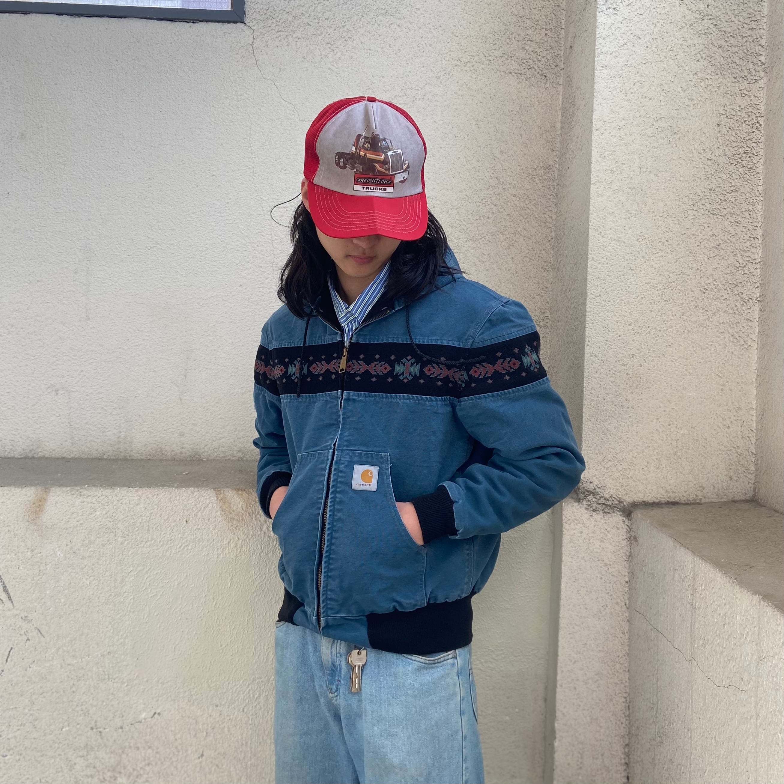 90's Carhartt カーハート スイングトップ ストライプ