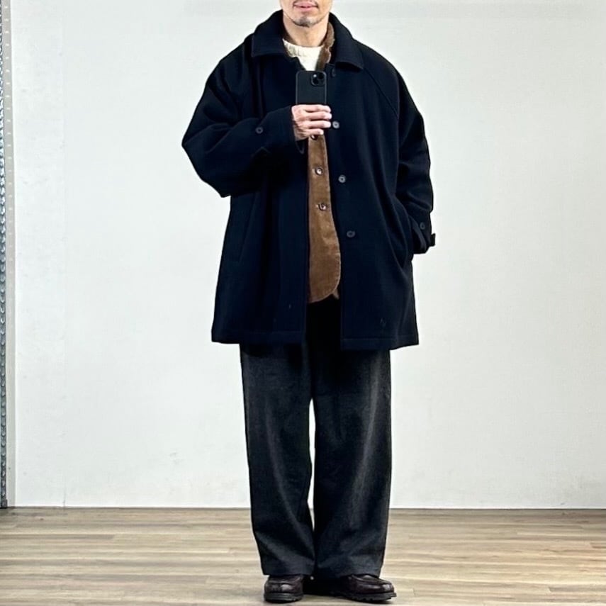 STILL BY HAND】WOOL/NYLON HALF COAT スティルバイハンド ウール