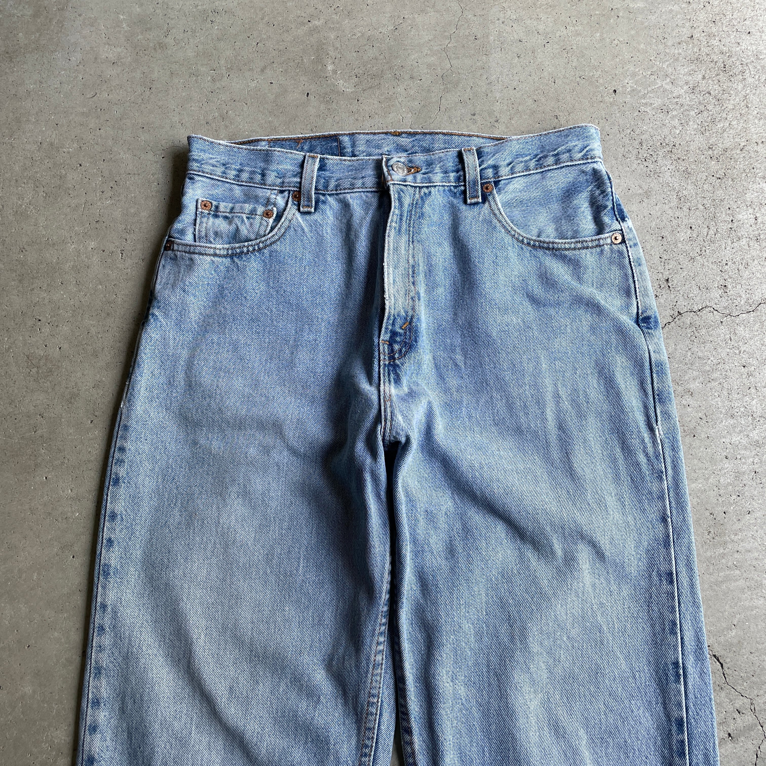 USA製 Levi's リーバイス 560 ワイド バギー テーパード デニムパンツ ...