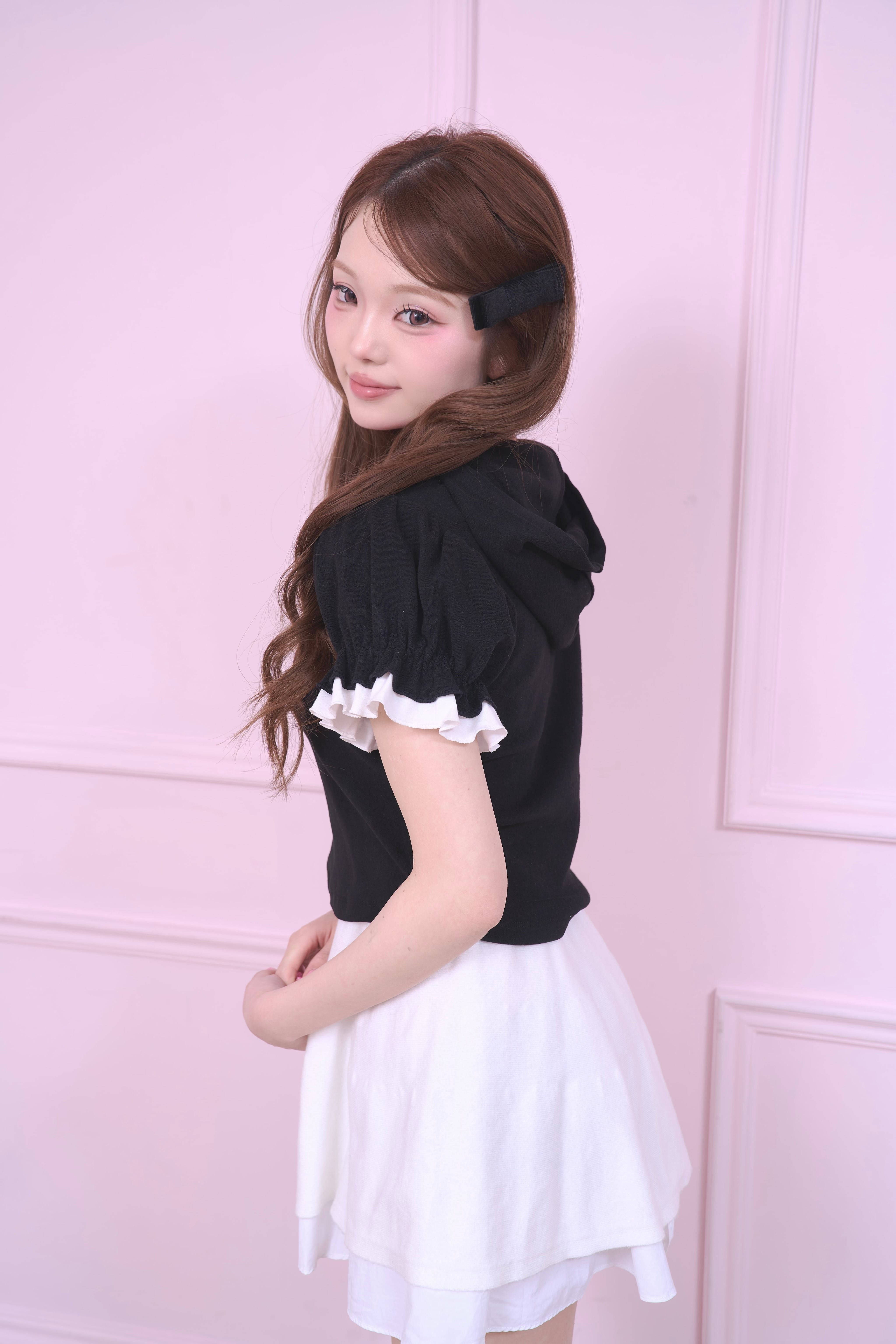 FRILL DROP トップス SLY | SEERSUCKER ARM FRILL トップス (その他トップス ) |SHEL'TTER