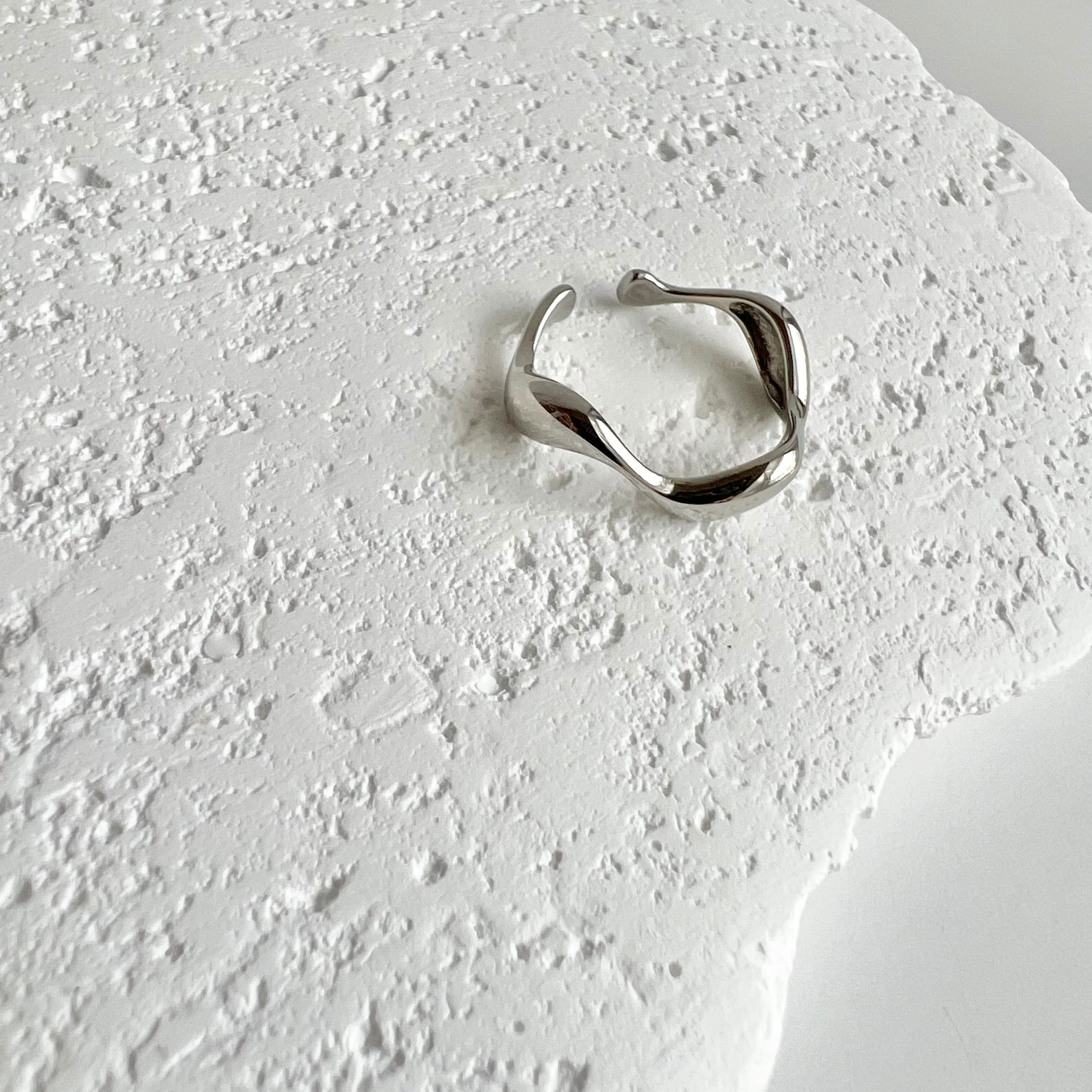 silver】なみなみリング＜MU select＞ | Handmade Accessory MU