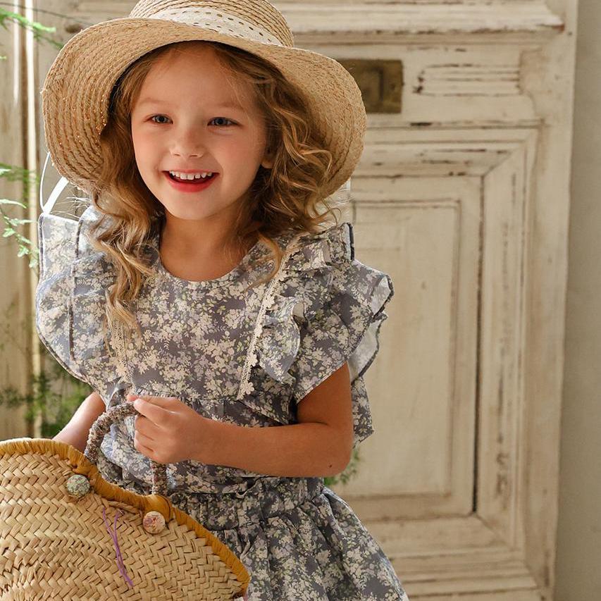 «予約»«puella flo» シアンブラウス 2colors