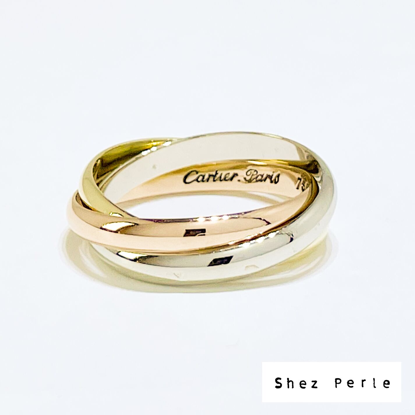 ⚪︎Cartier カルティエ トリニティ リング 750 4.4g 9号 ⚪︎Cartier カルティエ トリニティ リング 750 4.4g 9号