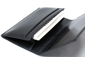 【SOLE OPTION】 Pulteney / Business Card Holder / BLACK（Bridle）