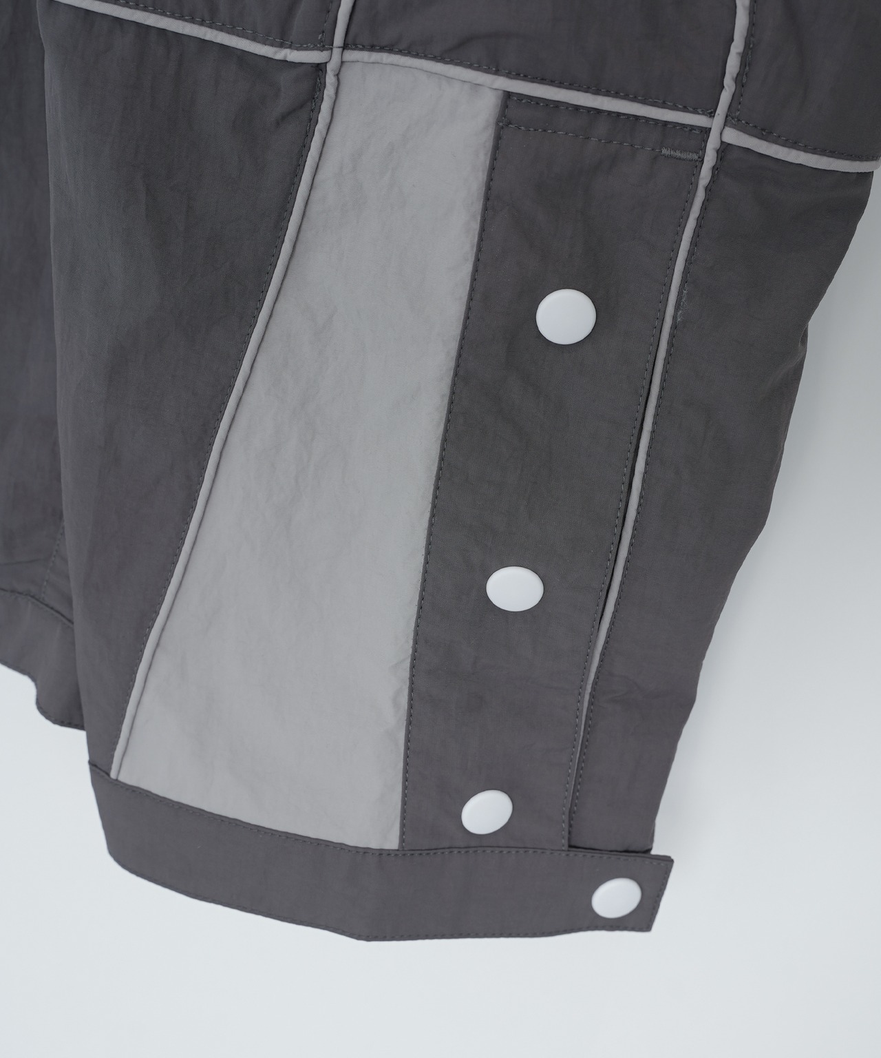 【#Re:room】NYLON PIPING TRACK PANTS［REP277］