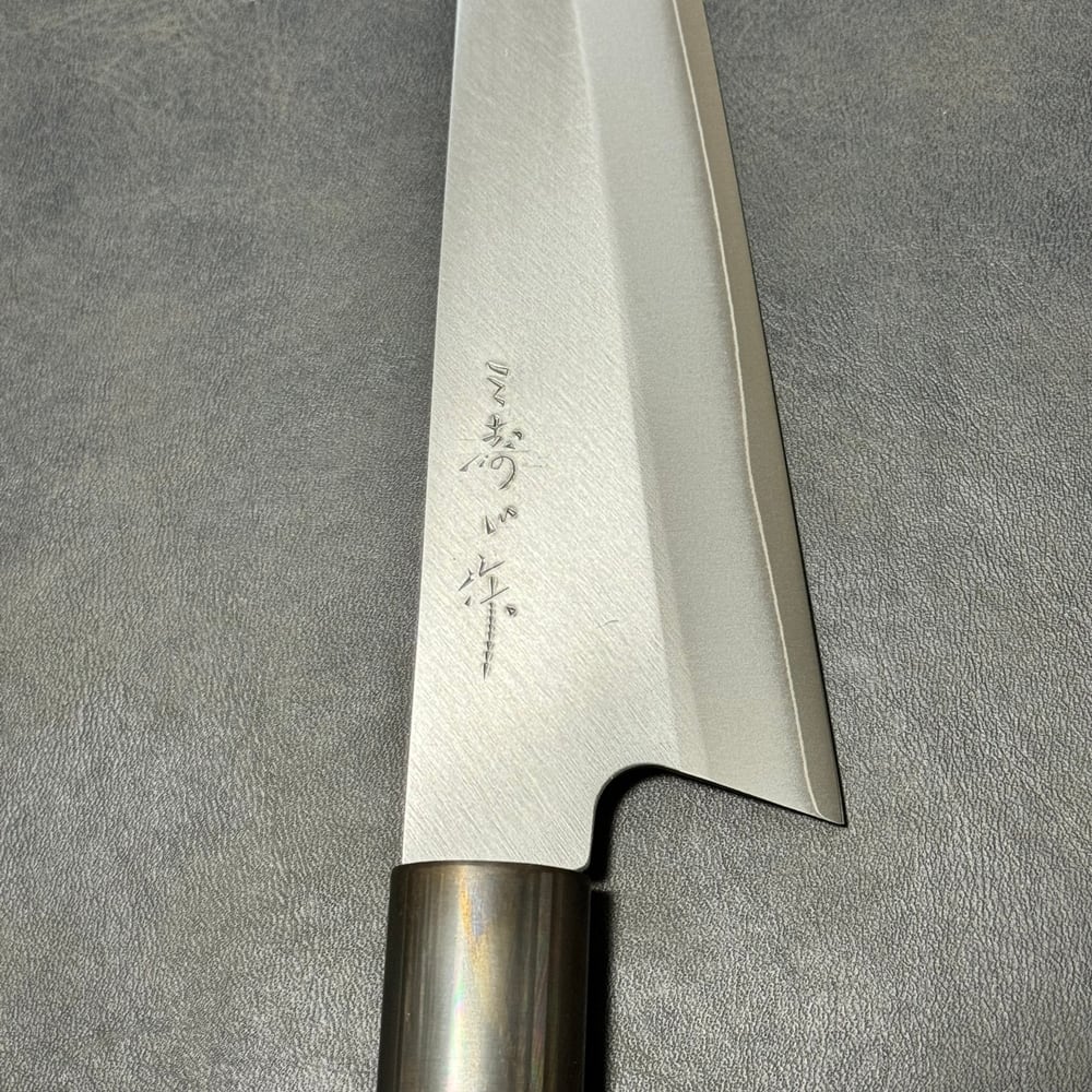 三寿ゞ作 包丁 三徳 160mm VG10 ステンレス鋼 真鍮漆柄 | KEIJIN｜刃物