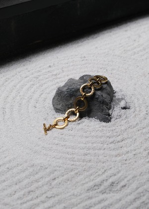 Old CELINE circle chain bracelet