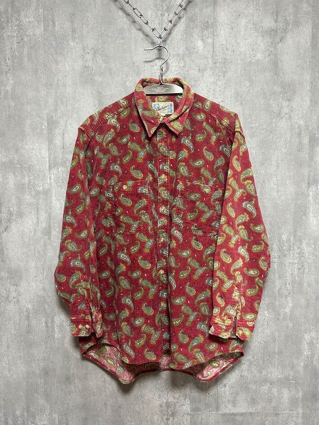 Paisley Design Corduroy shirt