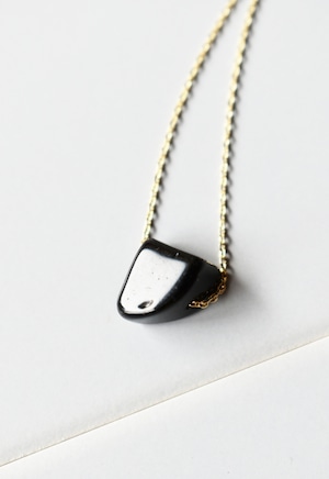 notice stone neckless / black onyx