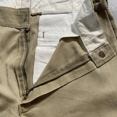 80s Dickies Khaki work talon 874 USA製 詳細写真12