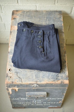 40's Vintage U.S. NAVY Enlisted men's Blue trousers
