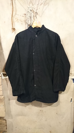 US ARMY MEDICAL SLEEPING SHIRT BLACK DYE ⑨