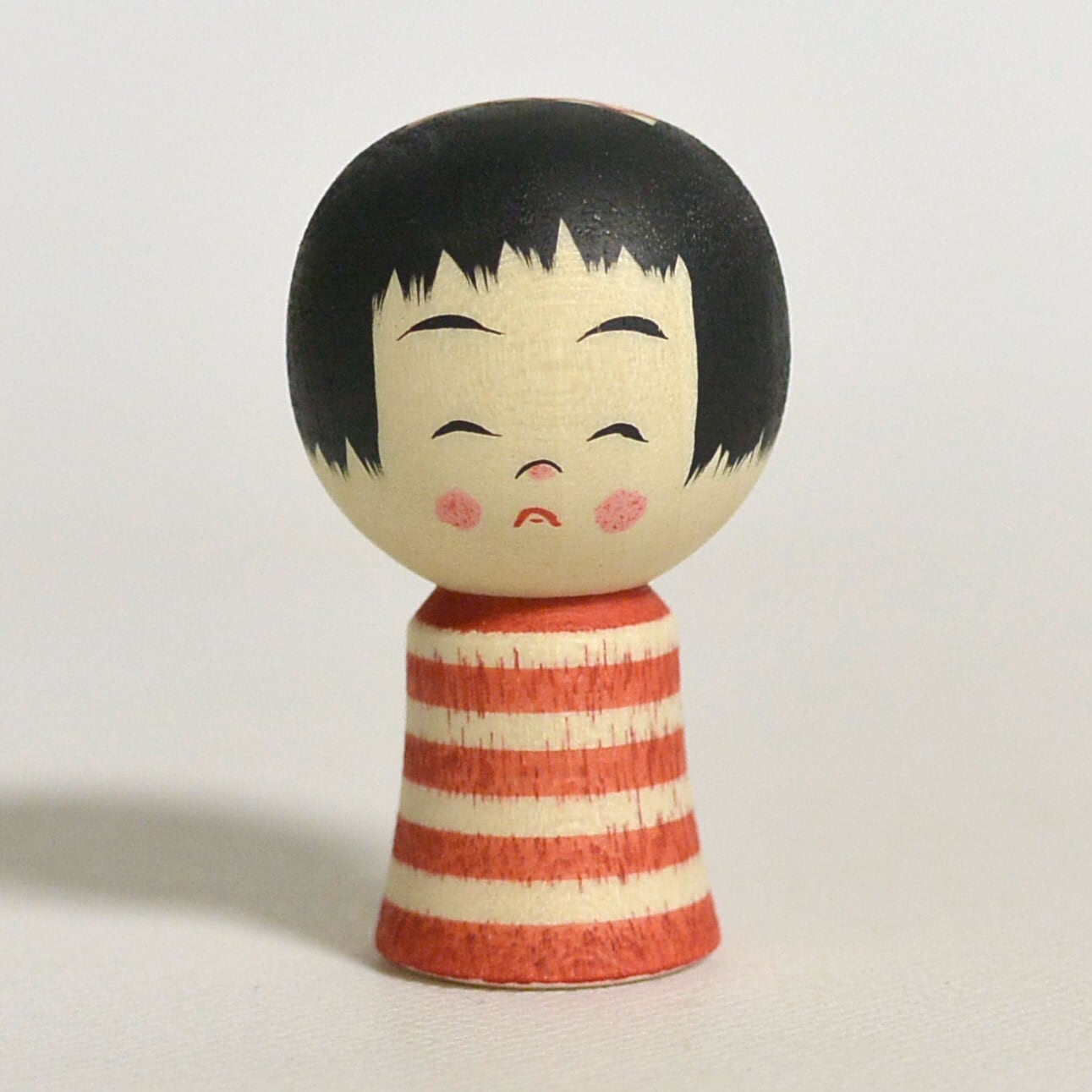 小寸こけし（ミニこけし） 約1寸 約3.5cm 鈴木明 工人（作並系）#2271