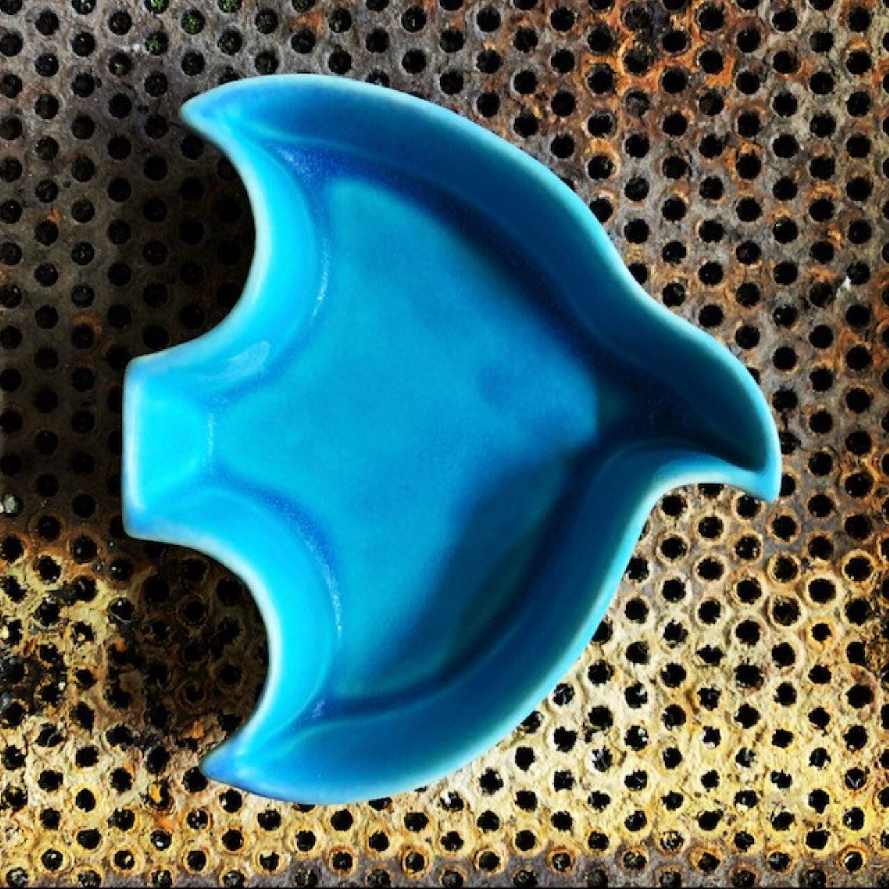 鳥小鉢 トルコブルー